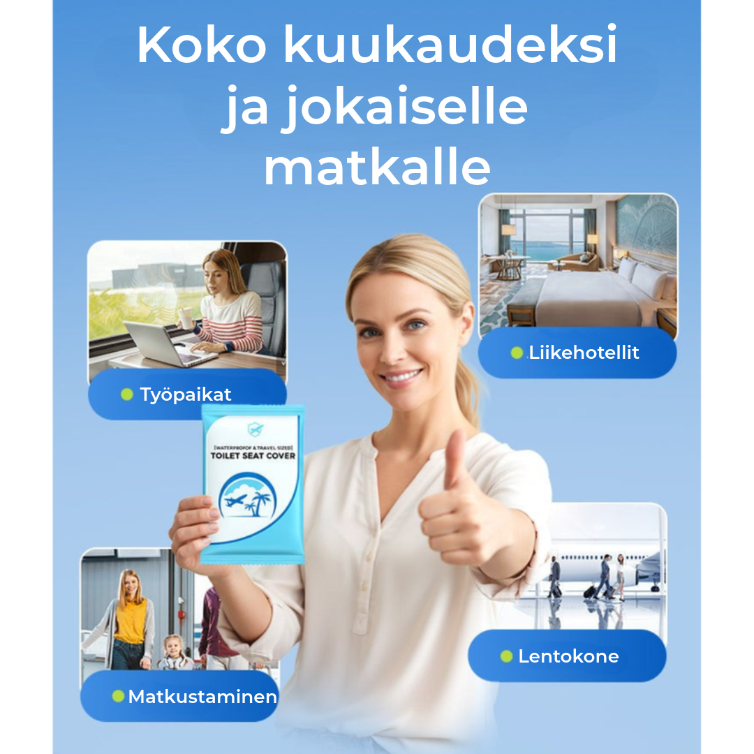 Biohajoavat WC-istuimen suojat