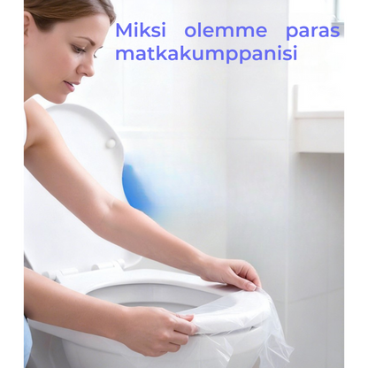 Biohajoavat WC-istuimen suojat