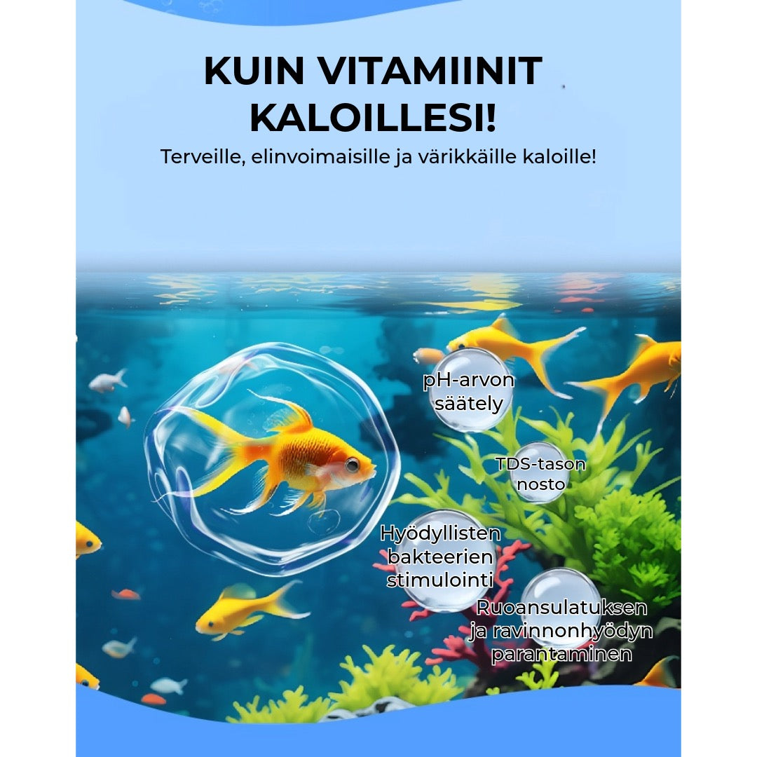 Vedenpuhdistustabletit akvaarioihin
