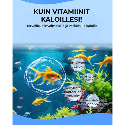Vedenpuhdistustabletit akvaarioihin